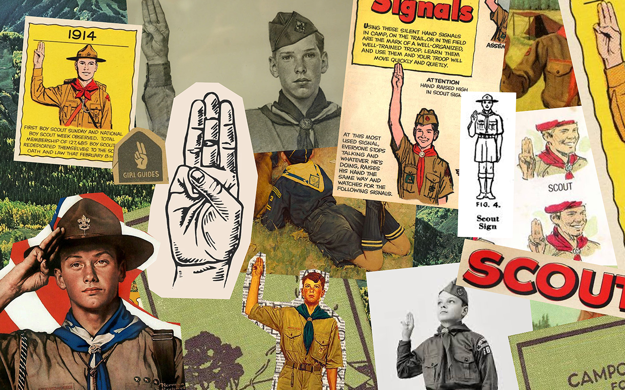 The scouts honour salute